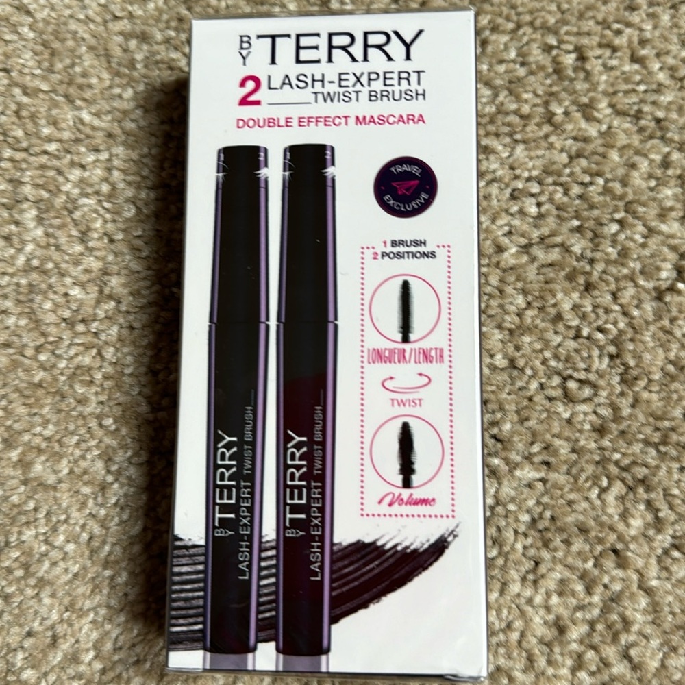 2x By Terry Lash-Expert Twist Brush Double Effect Mascara 0.28oz New In Box